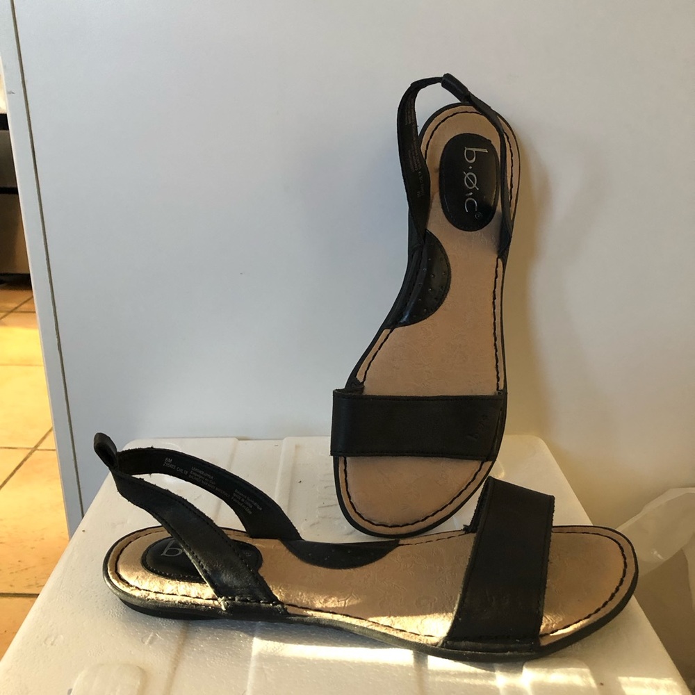 BOC Women's Black Sandals Size 8